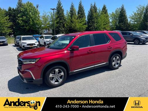 Radiant Red Metallic II 2023 Honda Pilot AWD EX-L 7 Passenger