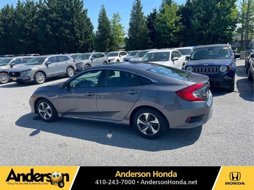 Modern Steel Metallic 2020 Honda Civic LX