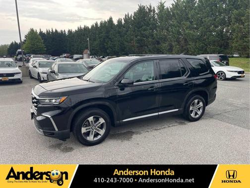Crystal Black Pearl 2023 Honda Pilot AWD EX-L 7 Passenger