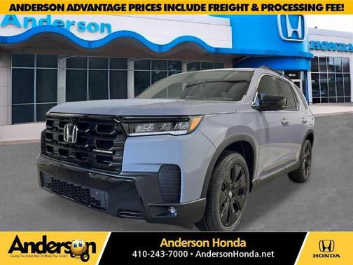Sonic Gray Pearl 2026 Honda Pilot Black Edition
