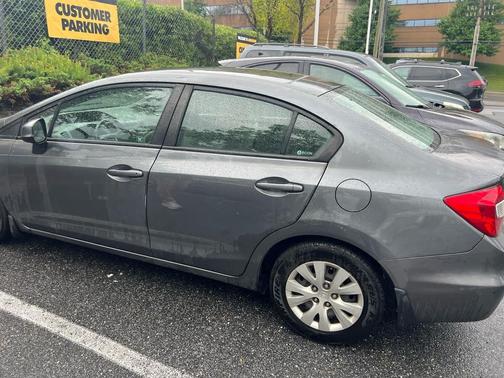 GRAY 2012 Honda Civic LX