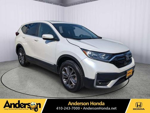 Platinum White Pearl 2022 Honda CR-V AWD EX-L