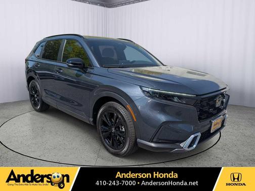 Meteorite Gray Metallic 2026 Honda CR-V Hybrid Sport Touring AWD