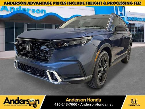 Canyon River Blue Metallic 2027 Honda CR-V Hybrid Sport Touring AWD