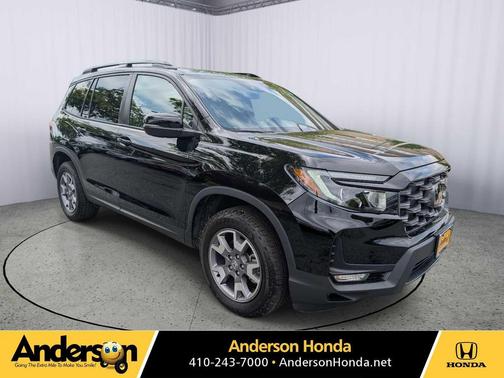 Crystal Black Pearl 2023 Honda Passport AWD TrailSport