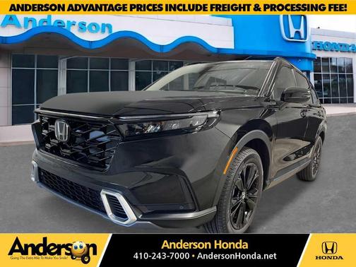 Crystal Black Pearl 2026 Honda CR-V Hybrid Sport Touring AWD