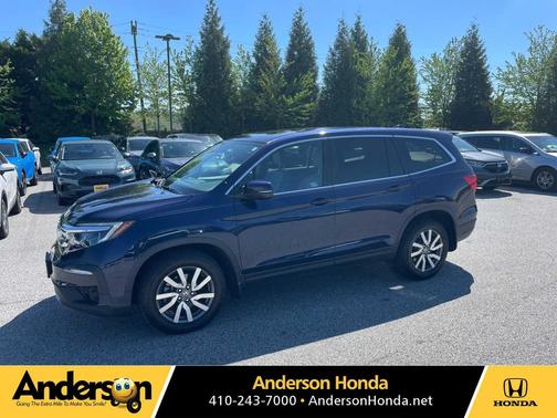 Obsidian Blue Pearl 2019 Honda Pilot EX-L