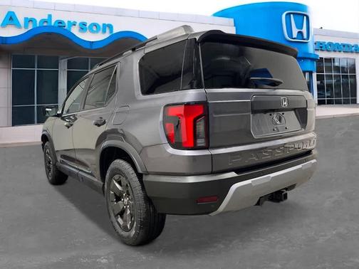 Modern Steel Metallic 2026 Honda Passport AWD RTL Towing