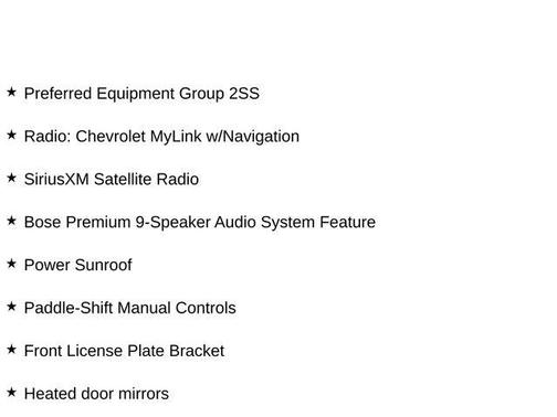 2018 Chevrolet Camaro 2SS