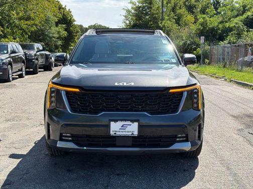 Interstellar Gray 2025 Kia Sorento Hybrid SX Prestige