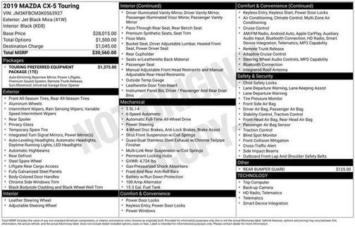 2019 Mazda CX-5 Touring