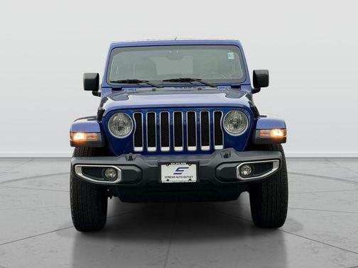 Ocean Blue Metallic Clearcoat 2018 Jeep Wrangler Unlimited Sahara