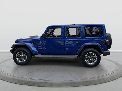 Ocean Blue Metallic Clearcoat 2018 Jeep Wrangler Unlimited Sahara