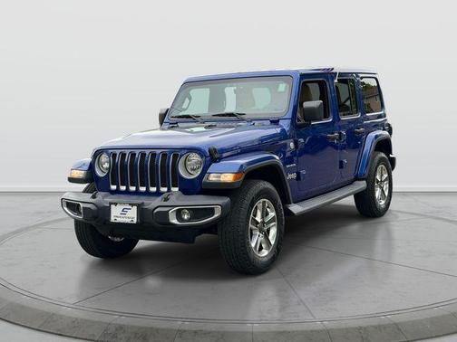 Ocean Blue Metallic Clearcoat 2018 Jeep Wrangler Unlimited Sahara