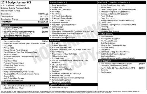 2017 Dodge Journey SXT