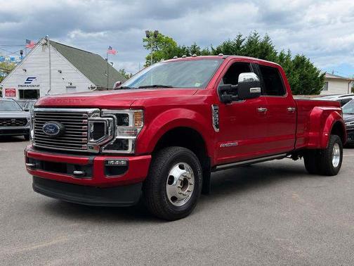 Rapid Red Metallic Tinted Clearcoat 2021 Ford F-350 Platinum