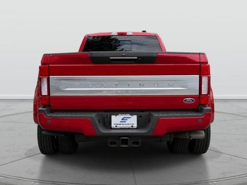 Rapid Red Metallic Tinted Clearcoat 2021 Ford F-350 Platinum