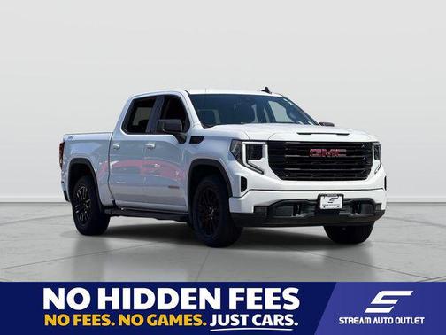 Summit White 2025 GMC Sierra 1500 Elevation