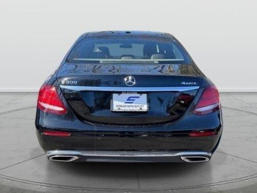 Black 2017 Mercedes-Benz E-Class 4MATIC