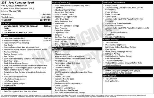 2021 Jeep Compass Sport