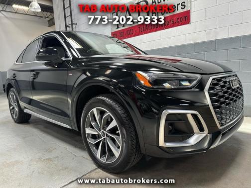 Mythos Black Metallic 2022 Audi Q5 45 S line quattro Premium