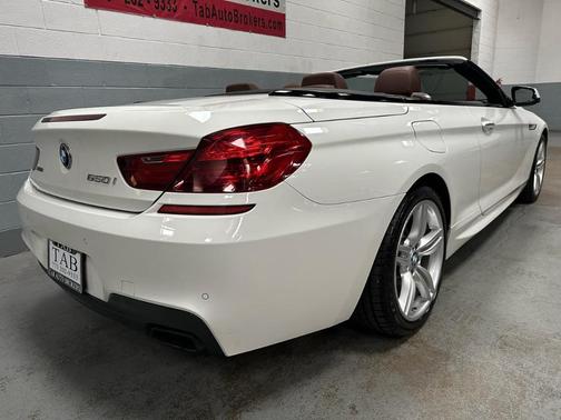 White 2015 BMW 650 i xDrive