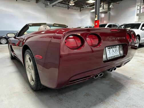 Burgundy 2003 Chevrolet Corvette 50th Anniversary Edition