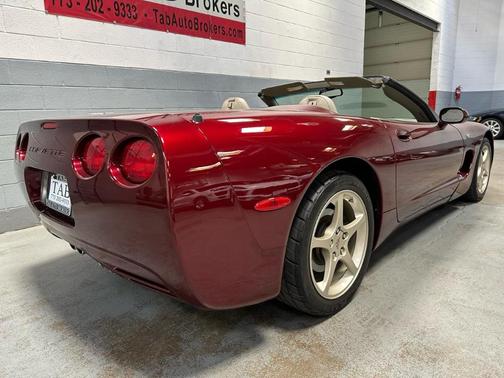 Burgundy 2003 Chevrolet Corvette 50th Anniversary Edition
