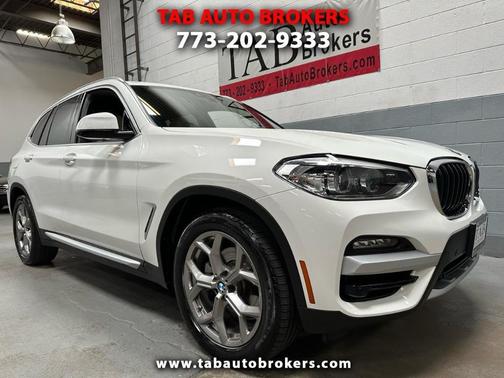 White 2020 BMW X3 xDrive30i