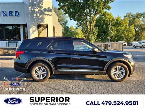 Agate Black Metallic 2024 Ford Explorer XLT