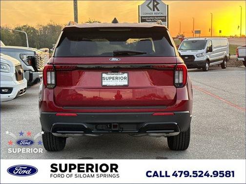 Ruby Red Metallic Tinted Clearcoat 2027 Ford Explorer ST-Line