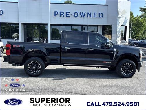 Agate Black Metallic 2024 Ford F-250 Platinum