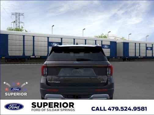 Agate Black 2026 Ford Explorer Platinum