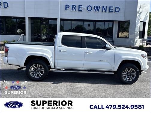 Super White 2019 Toyota Tacoma Limited