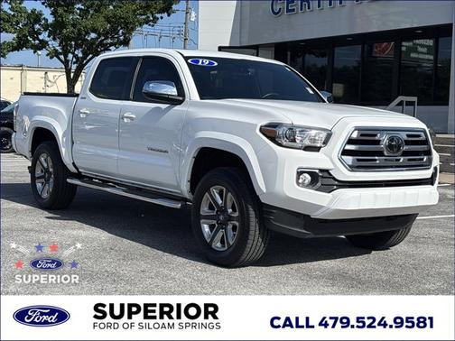Super White 2019 Toyota Tacoma Limited