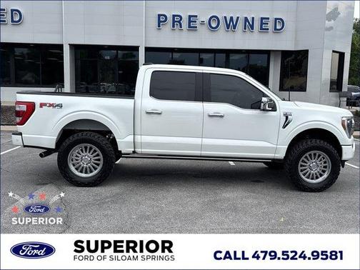 Star White 2023 Ford F-150 Platinum