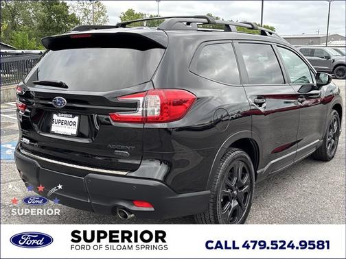 Crystal Black Silica 2024 Subaru Ascent Onyx Edition