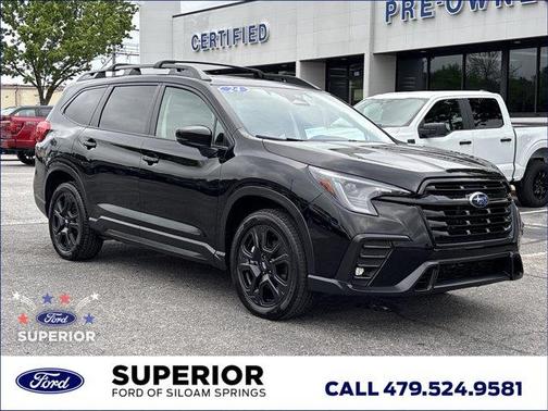 Crystal Black Silica 2024 Subaru Ascent Onyx Edition