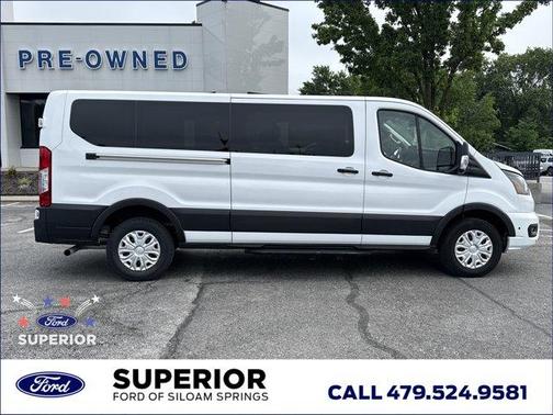 Oxford White 2025 Ford Transit-350 XLT
