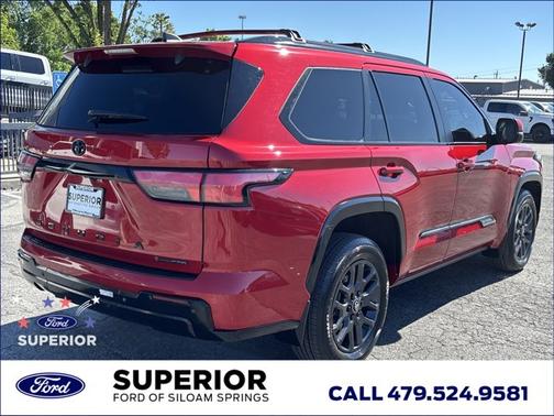 Red 2025 Toyota Sequoia Platinum