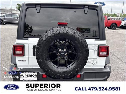 Bright White Clearcoat 2024 Jeep Wrangler Sport