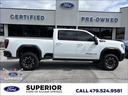 Summit White 2024 GMC Sierra 2500 AT4X