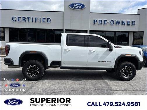 Summit White 2024 GMC Sierra 2500 AT4X