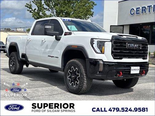 Summit White 2024 GMC Sierra 2500 AT4X
