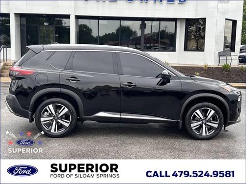 Super Black 2021 Nissan Rogue Platinum
