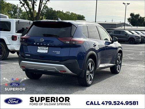 Caspian Blue 2022 Nissan Rogue Platinum