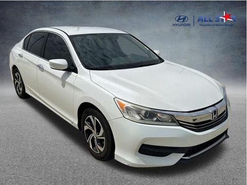 White Orchid Pearl 2017 Honda Accord LX