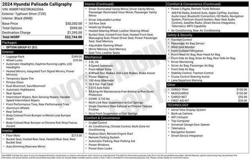 2024 Hyundai PALISADE Calligraphy