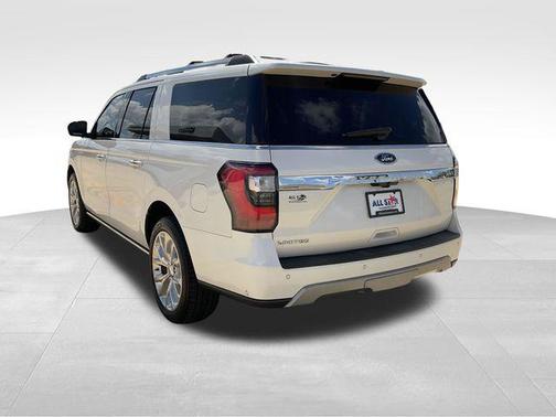 White Platinum Clearcoat Metallic 2019 Ford Expedition Max Limited