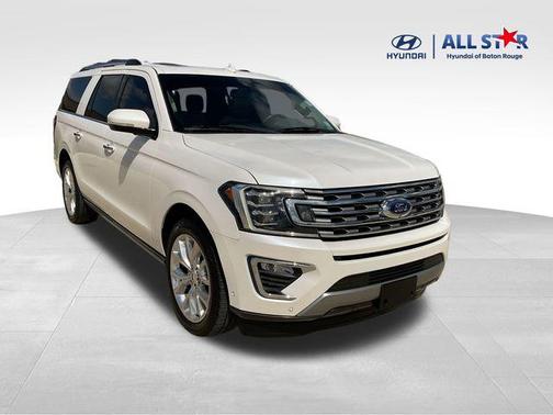 White Platinum Clearcoat Metallic 2019 Ford Expedition Max Limited